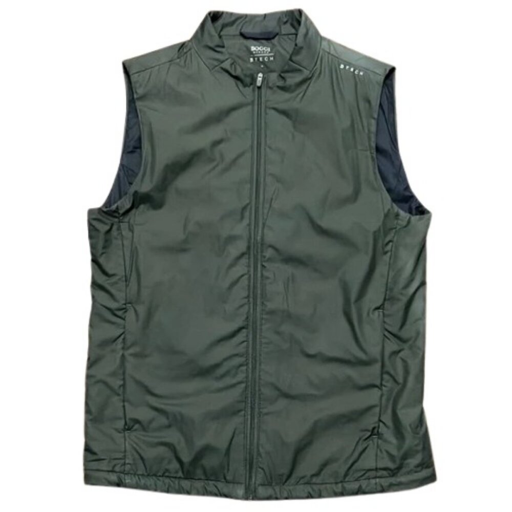 Boggi Milano dark green sleeveless vest size US M